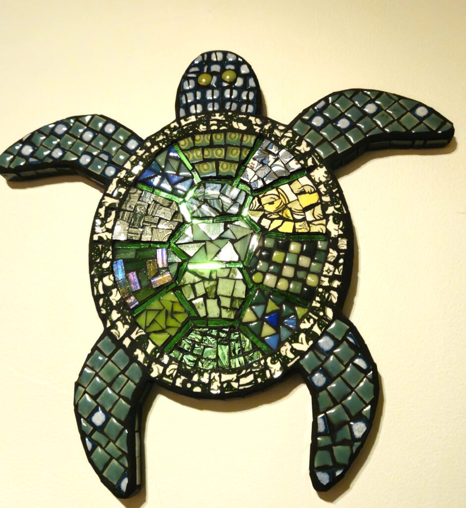 mosaic sea turtle